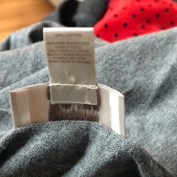 Loft gray open front cardigan size medium - Picture 6 of 6